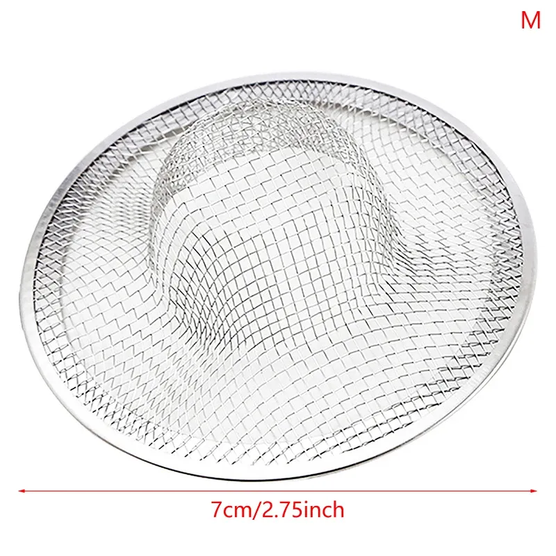 Lot de 2 filtres de vidange en acier inoxydable pour salle de bain 8