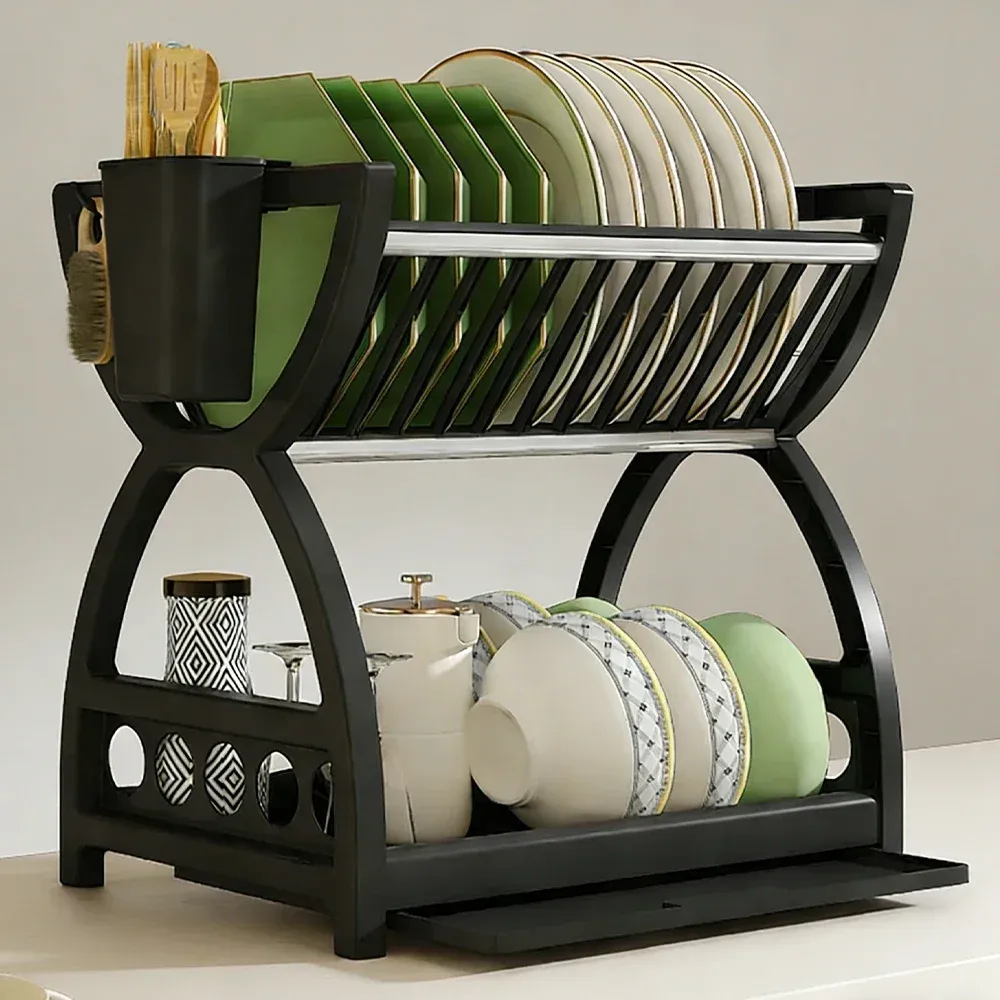 Étagère de rangement pour cuisine vue d'ensemble