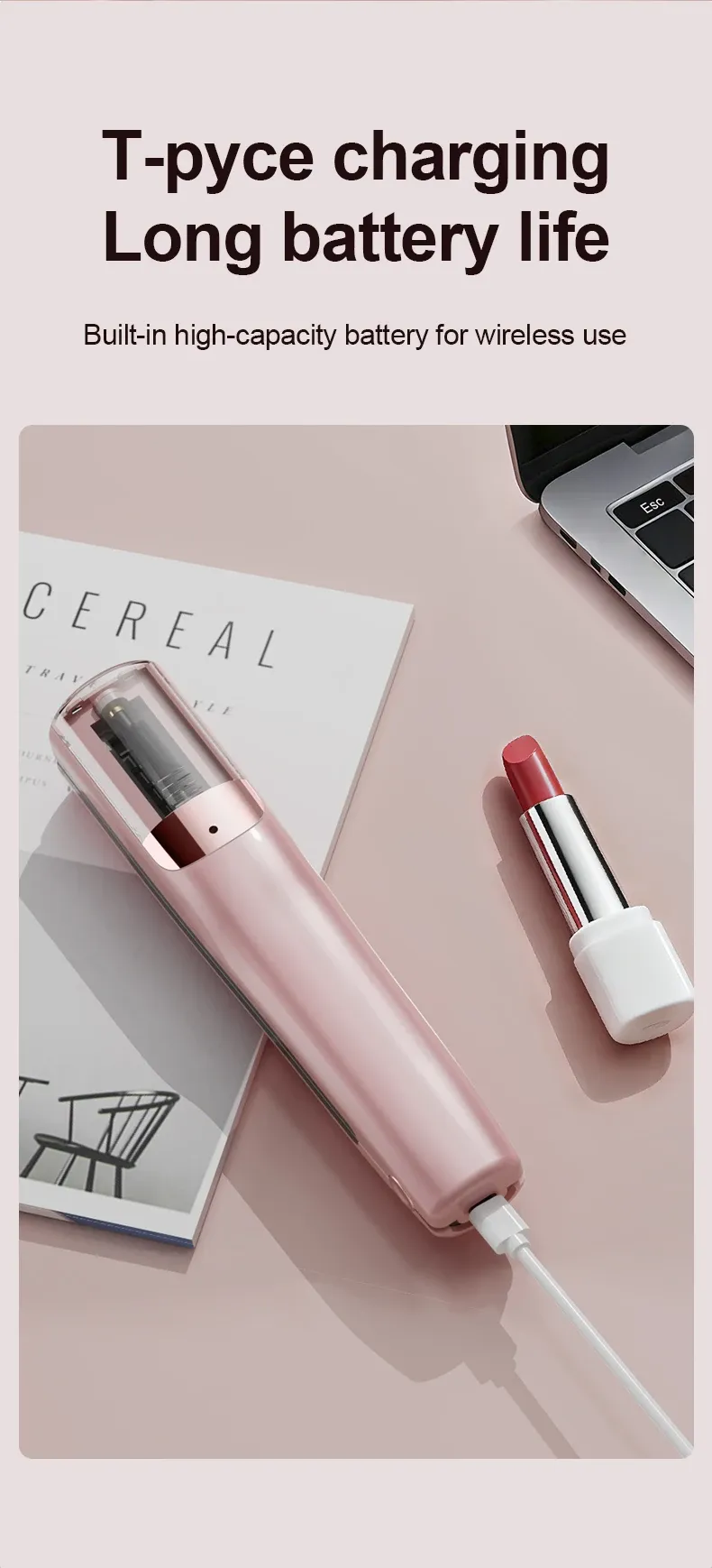 Tondeuse à cheveux sans fil, ambiance lifestyle