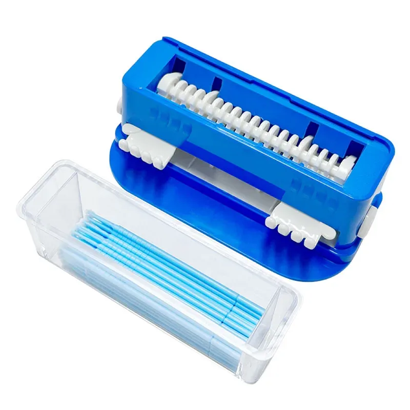 Support distributeur pour micro-applicateurs dentaires avec rangement pour pointes de brosse jetables 4