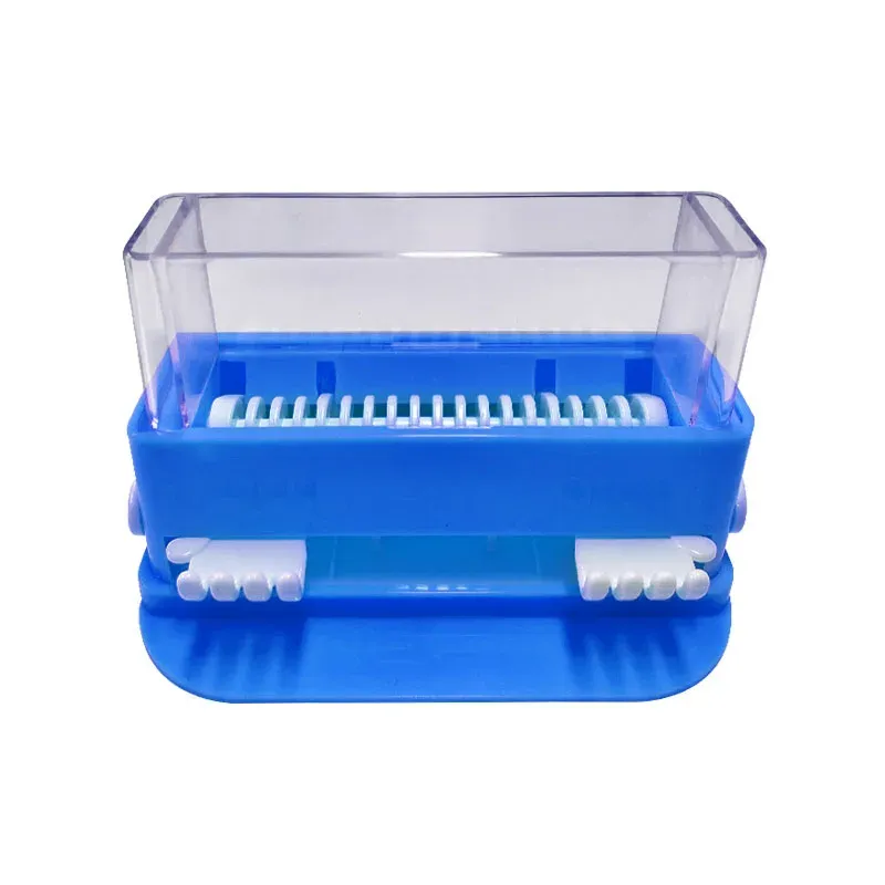 Support distributeur pour micro-applicateurs dentaires avec rangement pour pointes de brosse jetables 7