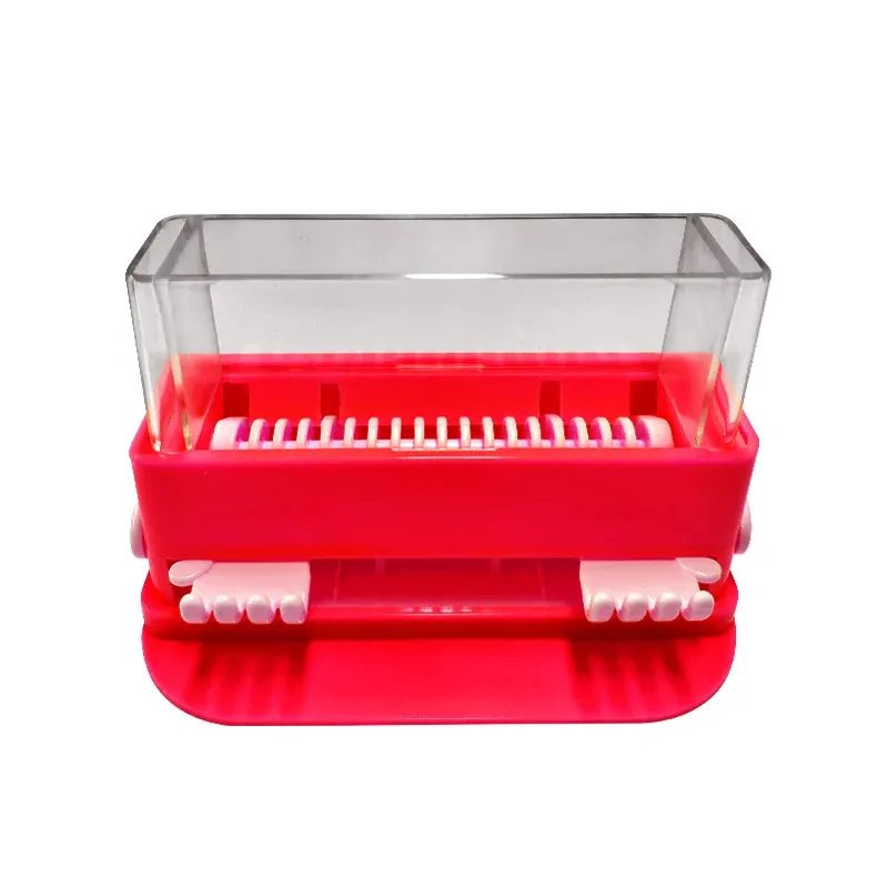 Support distributeur pour micro-applicateurs dentaires avec rangement pour pointes de brosse jetables 10