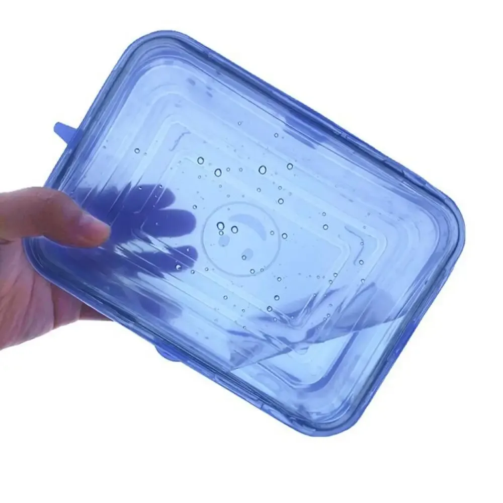 Couvercles extensibles en silicone réutilisables, lot de 6 ou 12 pièces, qualité alimentaire, pour bols et casseroles 3