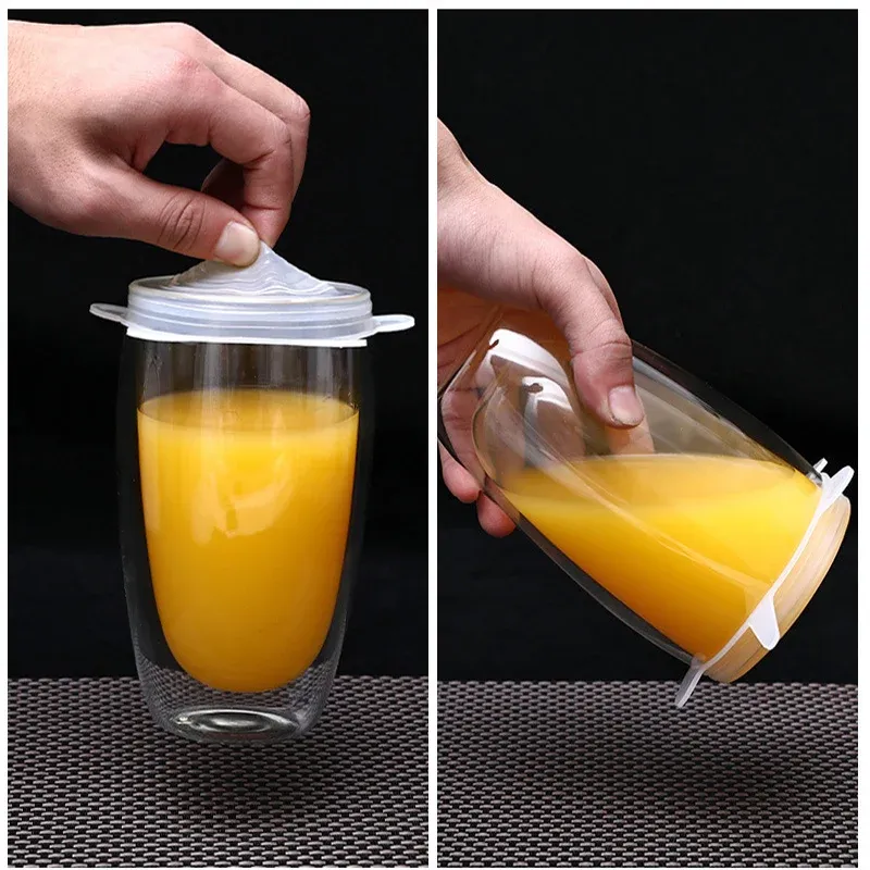 Gros plan sur un couvercle en silicone souple