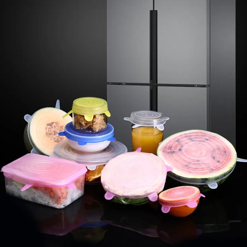 Couvercles en silicone de différentes tailles