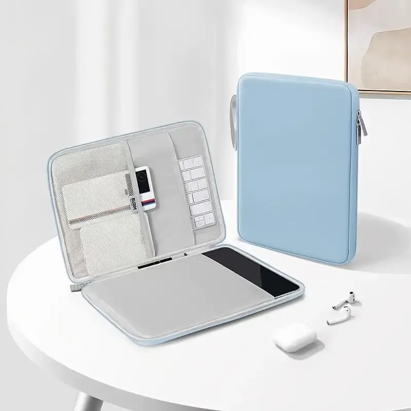 Housse à manches pour tablette 10,9 et 12,9 pouces, étui antichoc avec pochette multi-poches 5