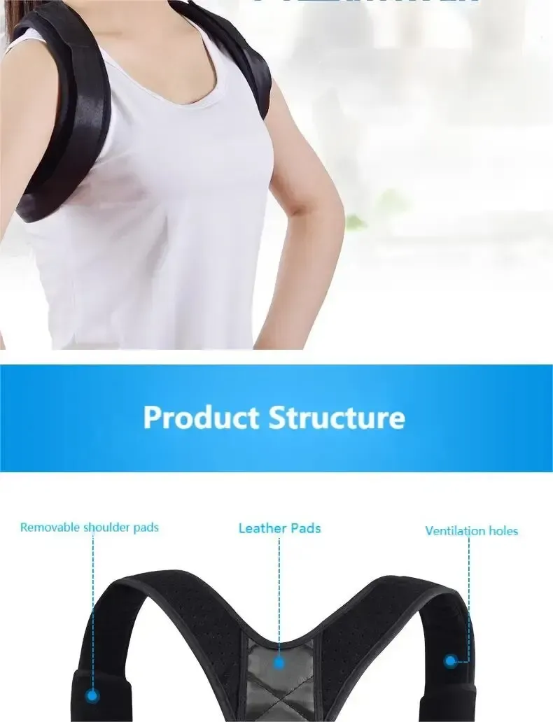 Ceinture de correction posturale BeeChip, détail du maintien