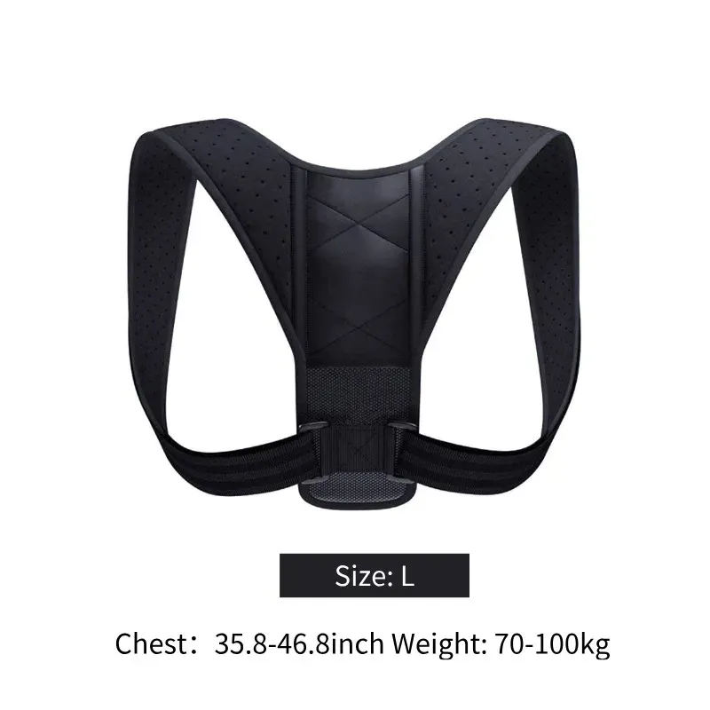 Ceinture de correction posturale pour le dos, anti-bosse, correction de la posture assise, unisexe, respirante, galbante 8