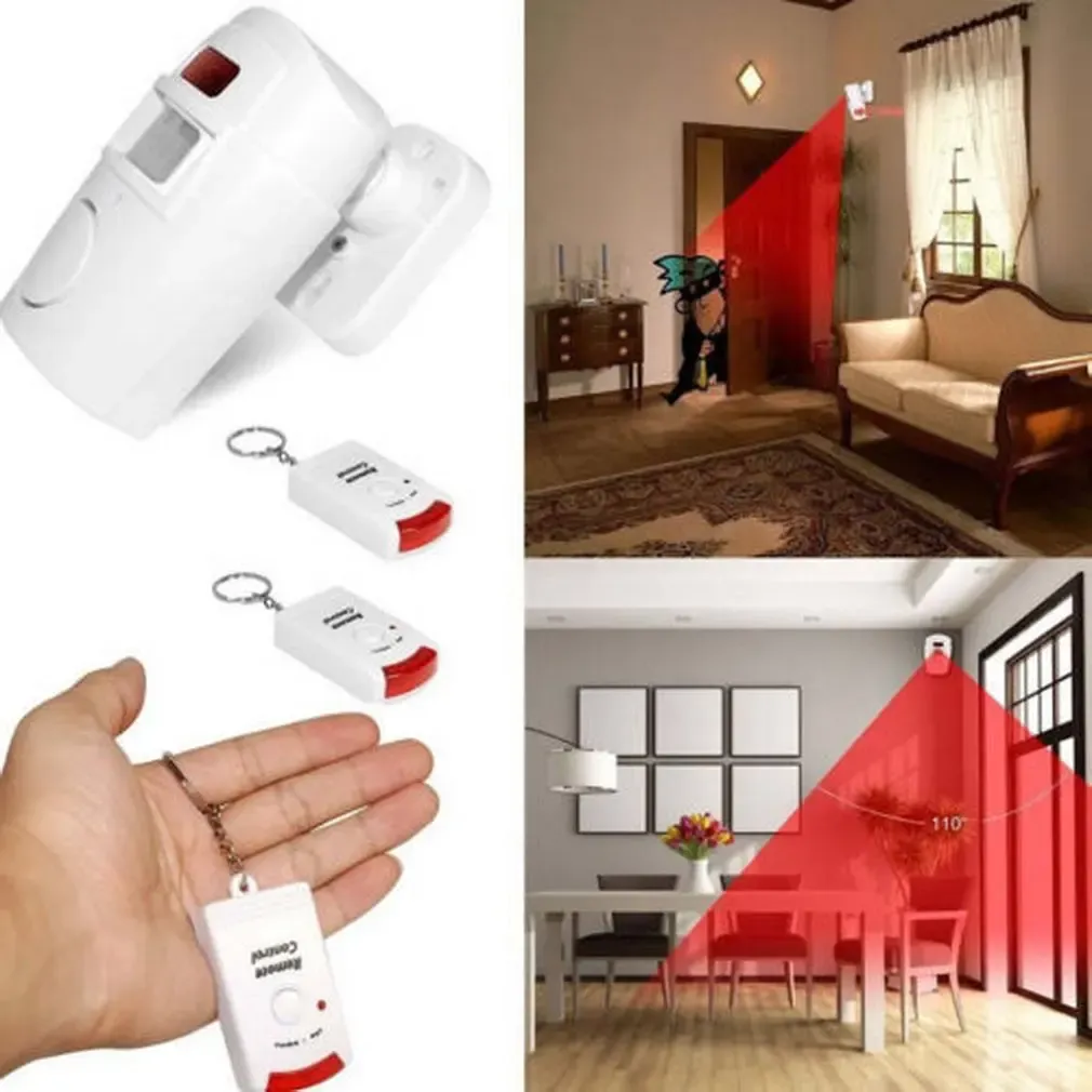 Détecteur de mouvement sans fil pour alarme de sécurité, usage intérieur et extérieur, avec support sur pied 5