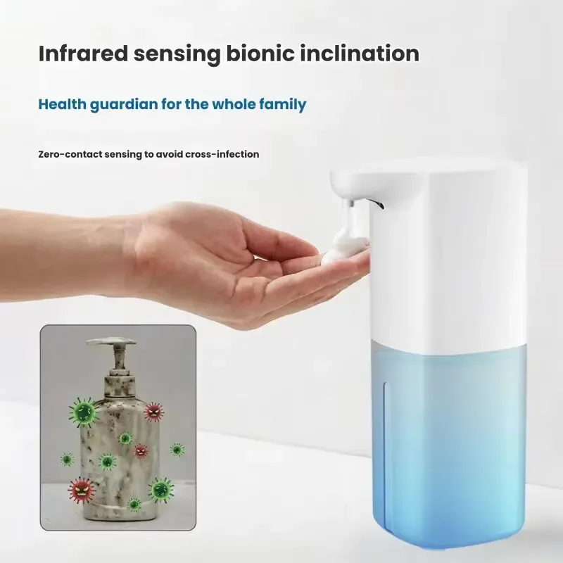 Distributeur de savon moussant automatique sans contact à induction intelligent pour la maison, l'hôtel et la salle de bain 3