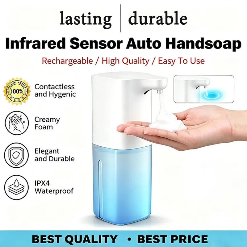 Distributeur de savon moussant automatique sans contact à induction intelligent pour la maison, l'hôtel et la salle de bain - Image 1