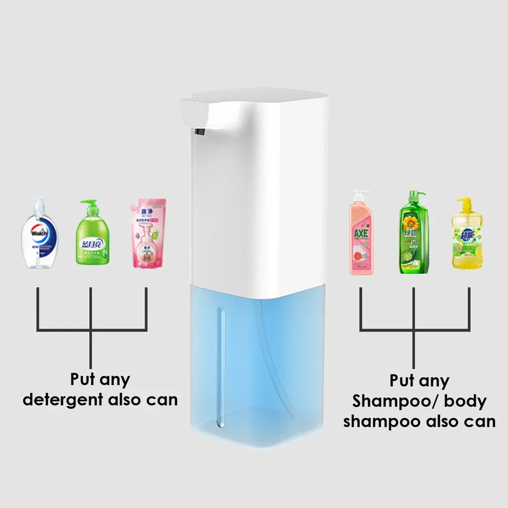 Distributeur de savon moussant automatique sans contact à induction intelligent pour la maison, l'hôtel et la salle de bain 6