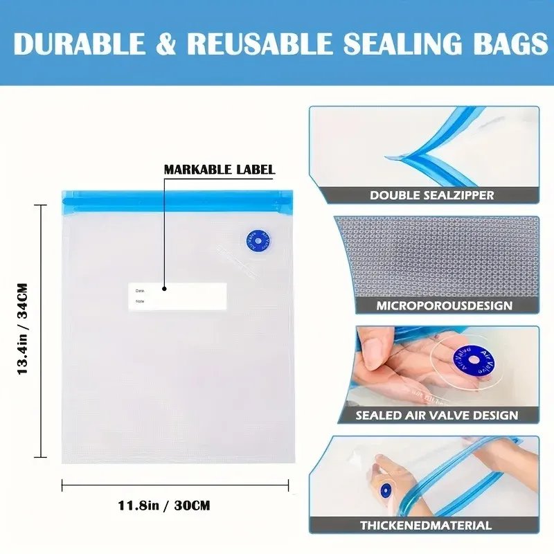 Sacs de rangement sous vide pour filament d'impression 3D avec pompe USB 2