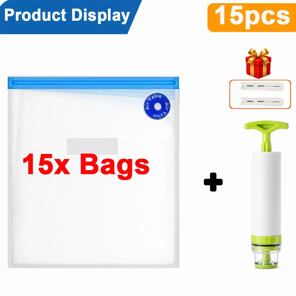 Sacs de rangement sous vide pour filament d'impression 3D avec pompe USB 10