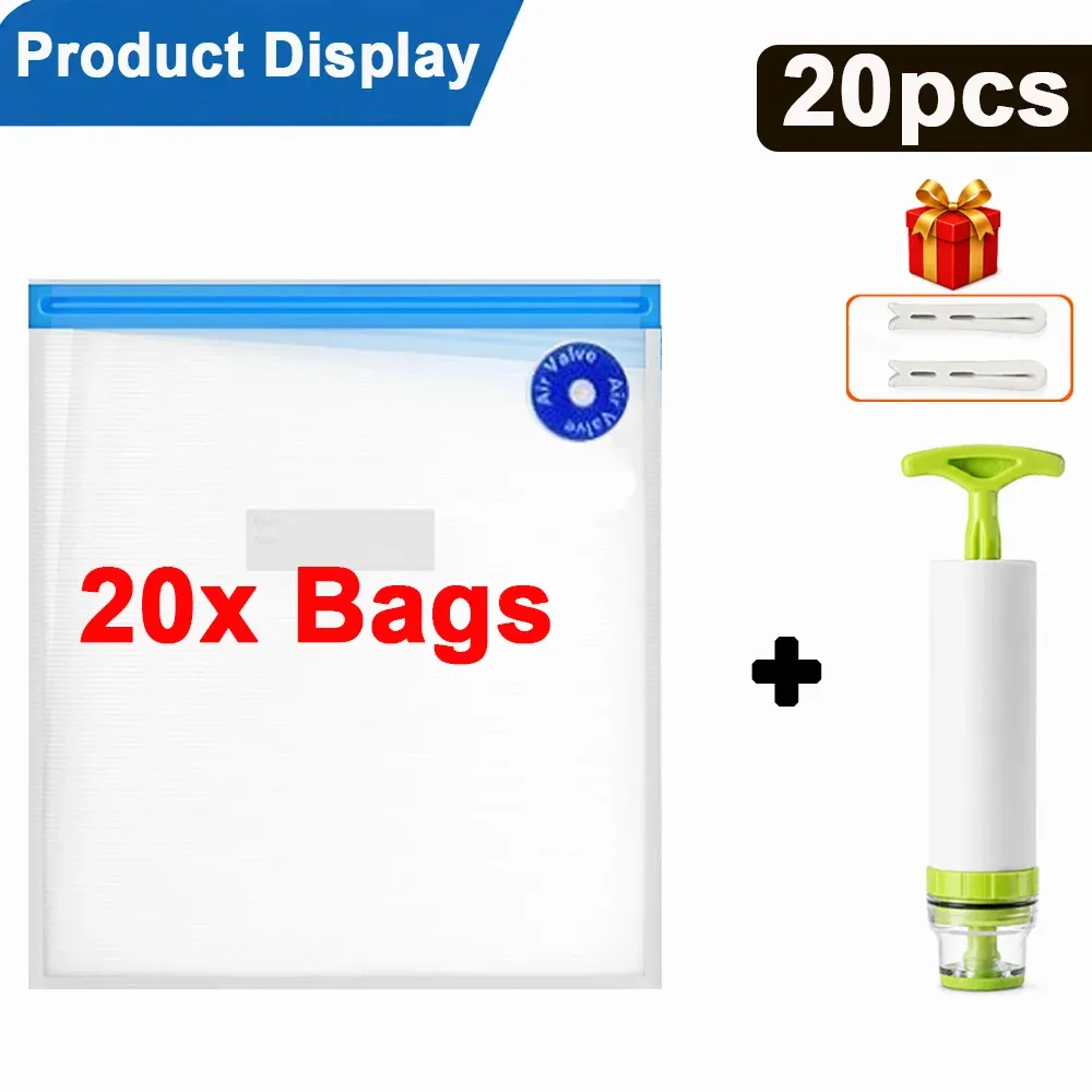 Sacs de rangement sous vide pour filament d'impression 3D avec pompe USB 9