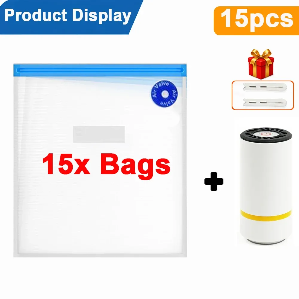 Sacs de rangement sous vide pour filament d'impression 3D avec pompe USB 11