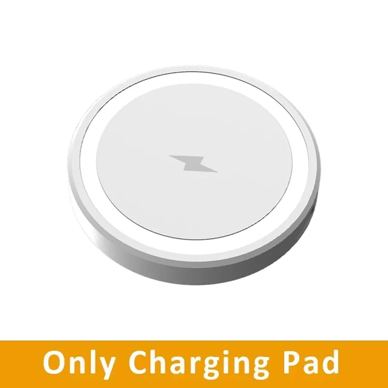 Mini chargeur magnétique sans fil pour iPhone MagSafe, AirPods 4 et AirPods Pro – Station de charge rapide 12
