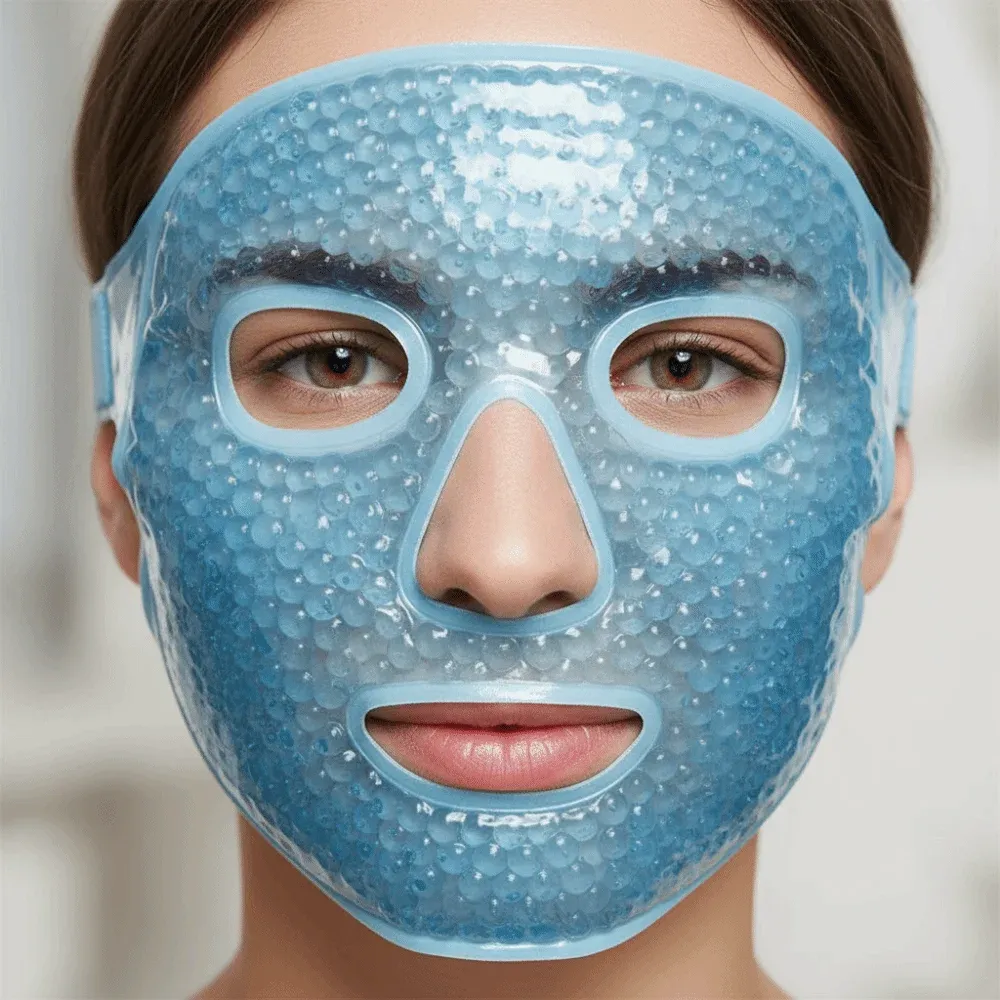 Masque yeux en gel rafraîchissant anti-fatigue, réutilisable, effet chaud et froid - Image 1