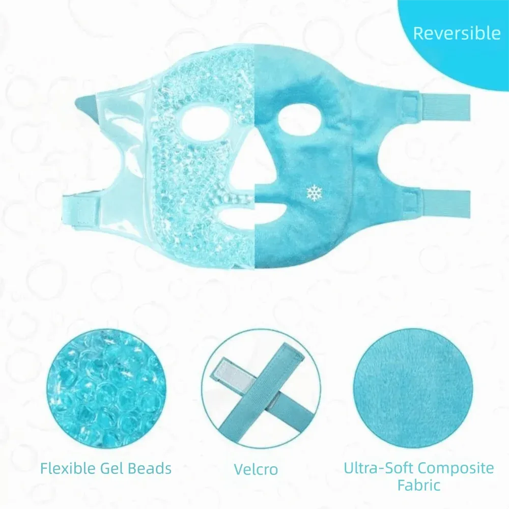 Masque yeux en gel rafraîchissant anti-fatigue, réutilisable, effet chaud et froid 6