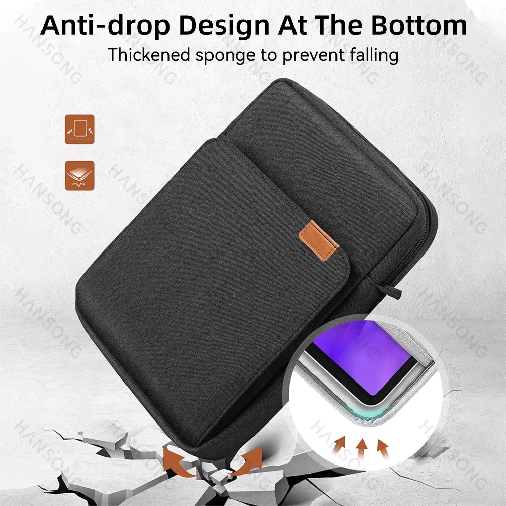 Sac bandoulière pour tablette compatible iPad Air Pro 12,9 pouces, iPad Air 10,9 pouces et Galaxy Tab A 10 pouces 3