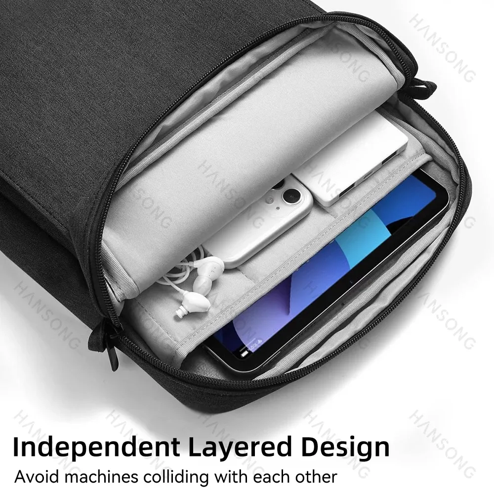 Sac bandoulière pour tablette compatible iPad Air Pro 12,9 pouces, iPad Air 10,9 pouces et Galaxy Tab A 10 pouces 4