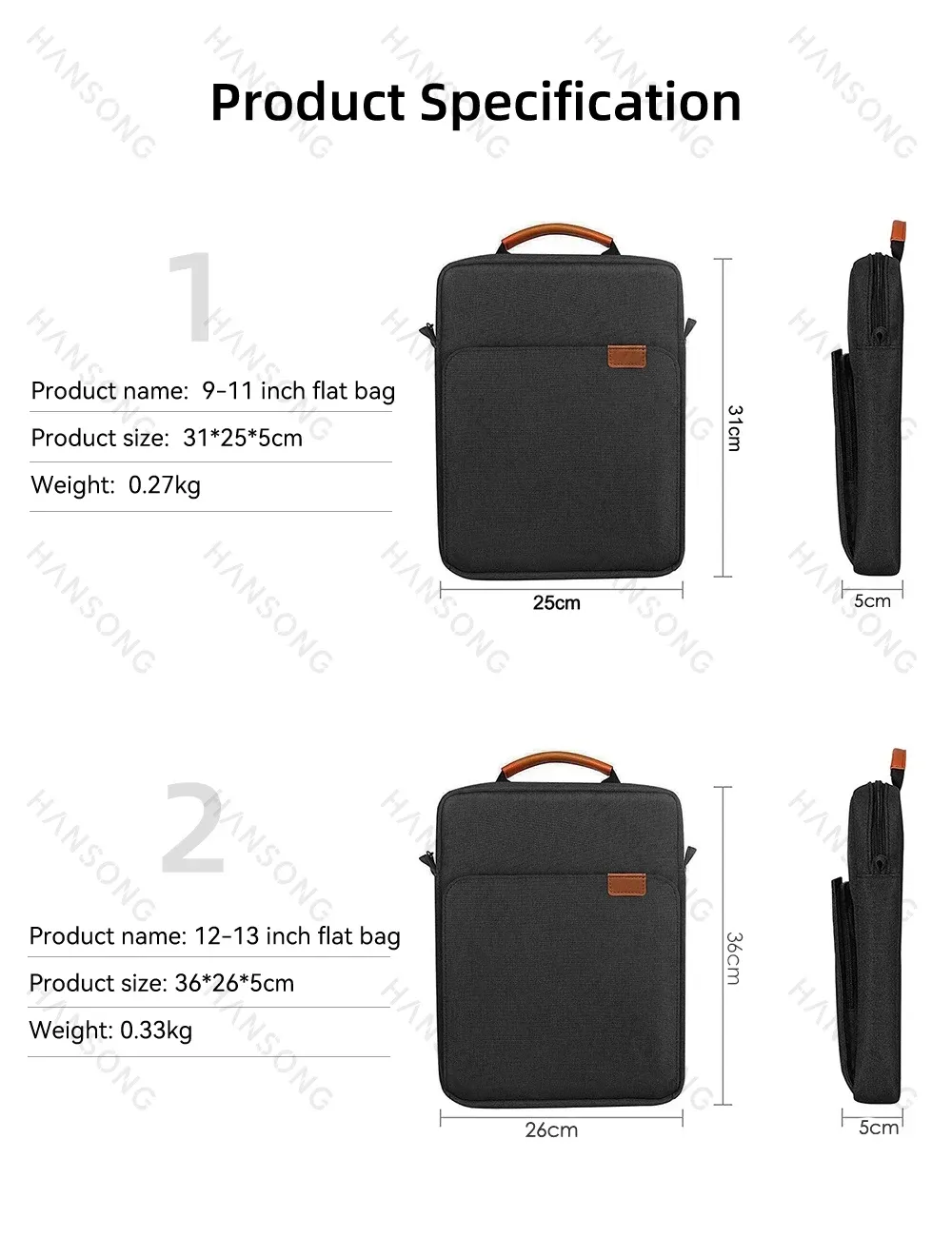 Sac à bandoulière pour tablette en situation