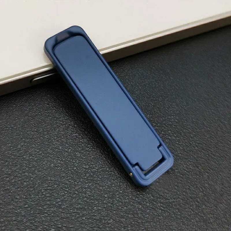 Mini Support de Bureau Pliable Ultra-Fin en Métal pour Téléphone Portable, Adhésif Invisible au Dos 7