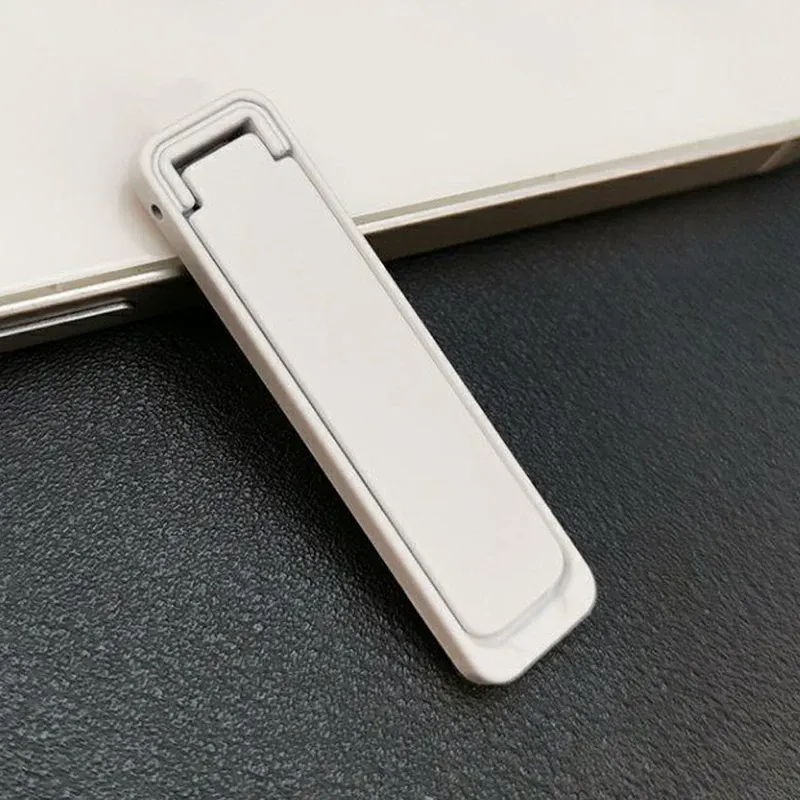 Mini Support de Bureau Pliable Ultra-Fin en Métal pour Téléphone Portable, Adhésif Invisible au Dos 8