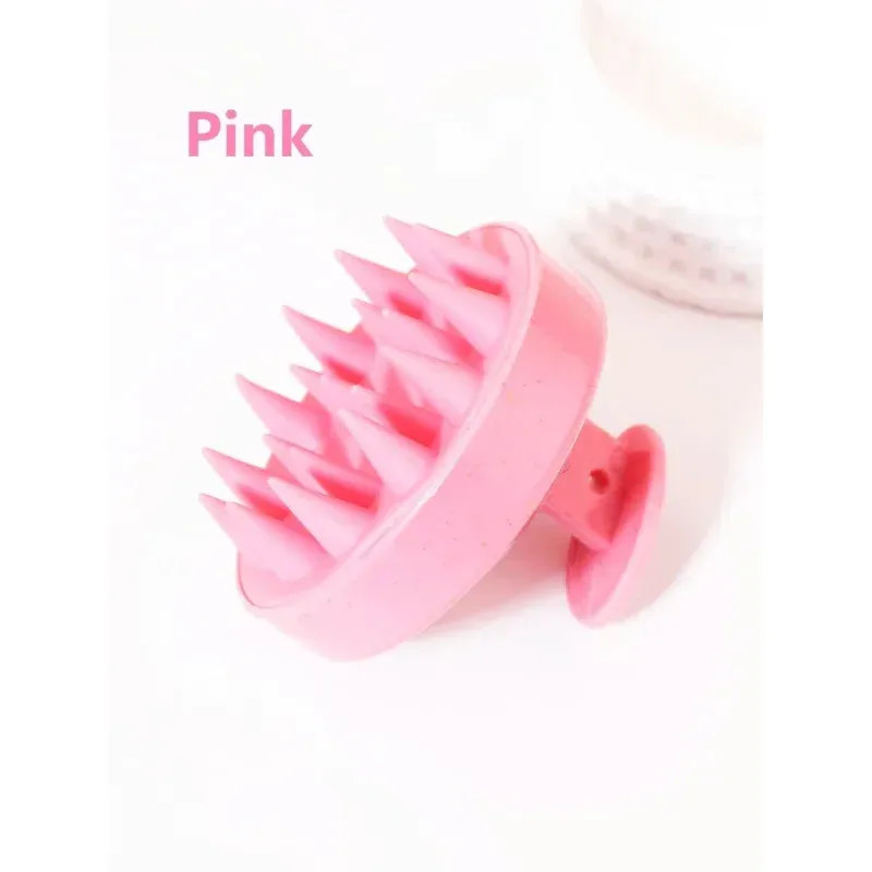 Brosse de massage du cuir chevelu en silicone souple, multifonction, pour le lavage des cheveux et le massage corporel 4