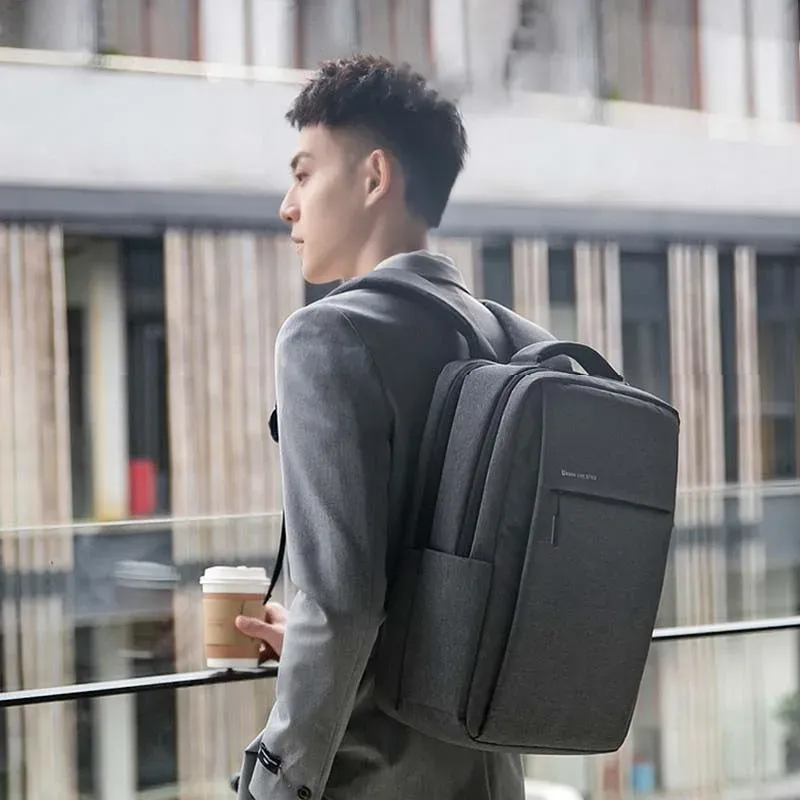 Sac à dos pour ordinateur portable 17,3 pouces, grande capacité, étanche, multi-poches pour hommes 2