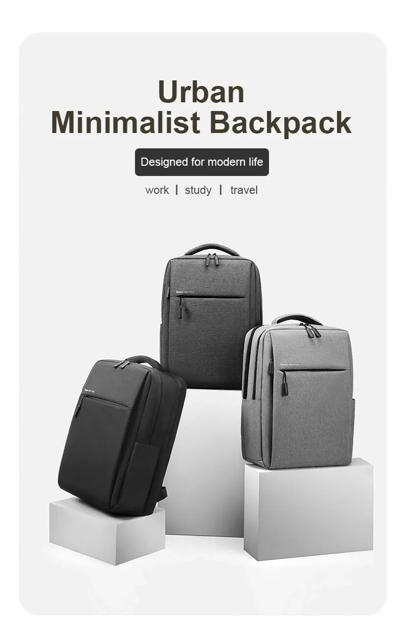 Détail du sac à dos et de ses compartiments