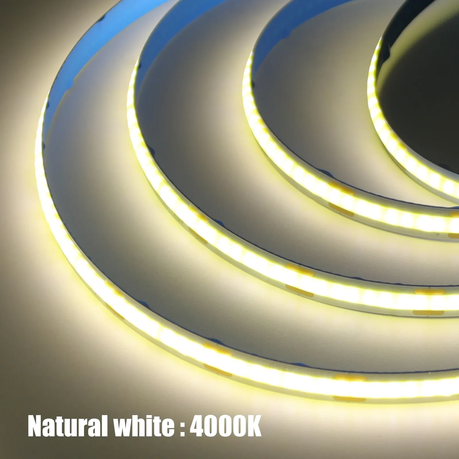Bande lumineuse LED COB 12 V, flexible, 3 mm / 5 mm / 8 mm, longueur 0,5 à 5 m, 9 couleurs, pour décoration et rétro-éclairage TV 12