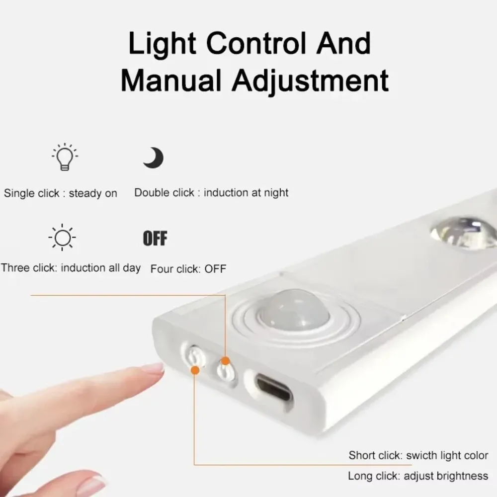 Lumière LED de placard, finition élégante