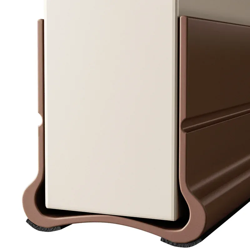 Bande d'étanchéité souple en PVC pour bas de porte, coupe-froid et isolation phonique 6