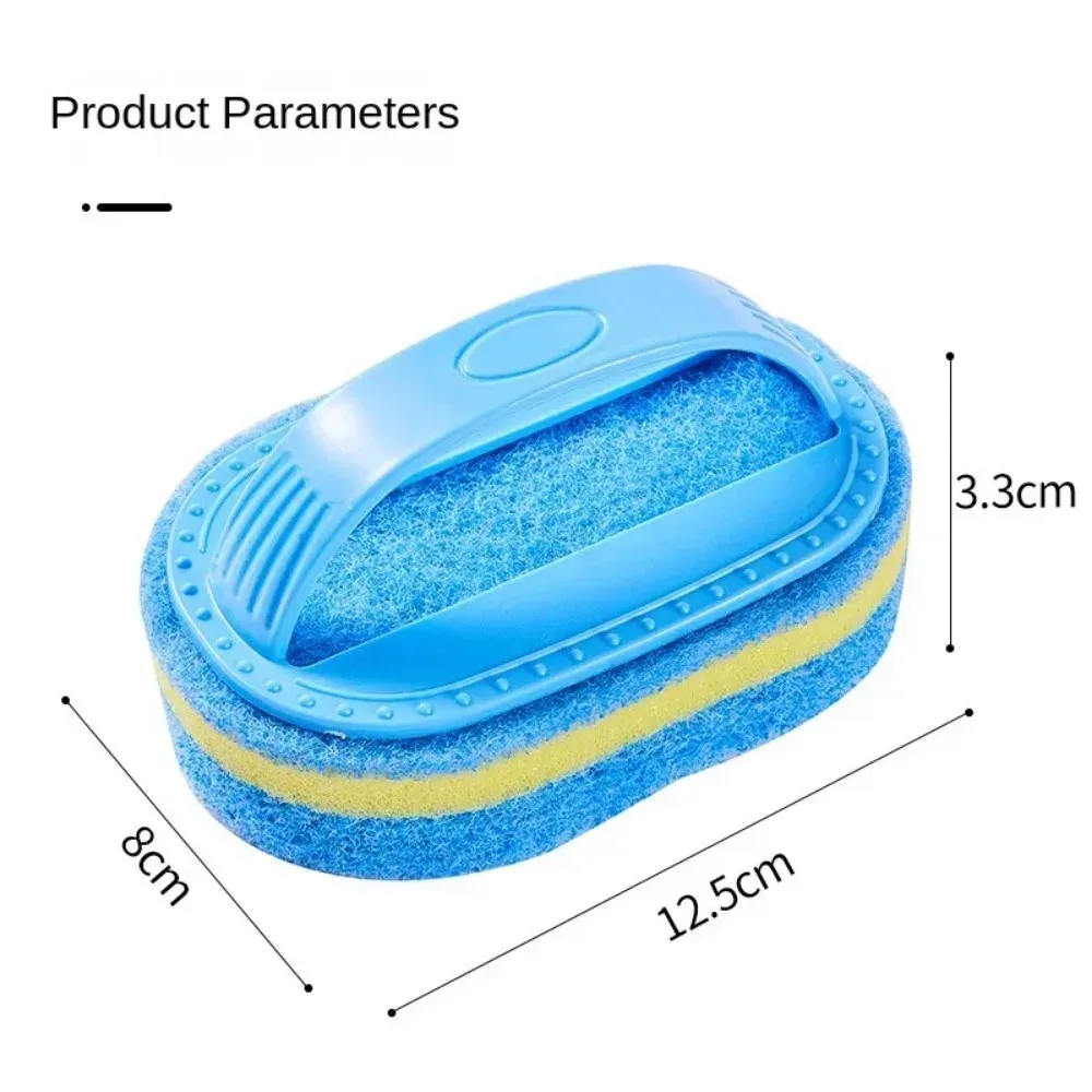 Éponge magique de nettoyage pour cuisine, salle de bain et WC, avec brosse à manche pour vitres et carrelage 6