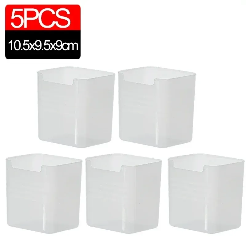 Boîtes de rangement pour réfrigérateur, lot de 5 : organisation des produits frais, légumes, fruits et épices 7
