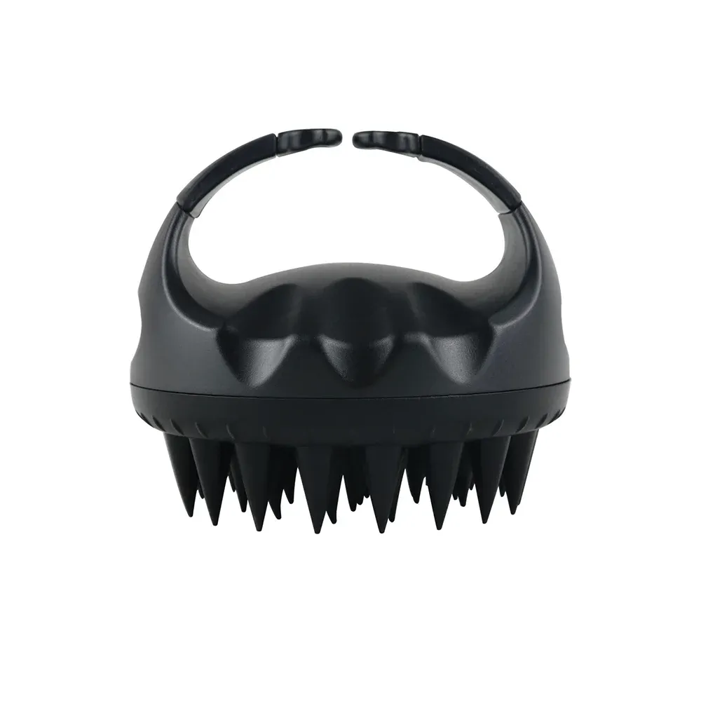 Brosse de massage en silicone pour cuir chevelu, shampooing doux, peigne spa, outil de salon de beauté 9
