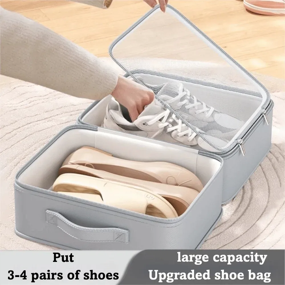 Sac à chaussures de voyage sous différents angles