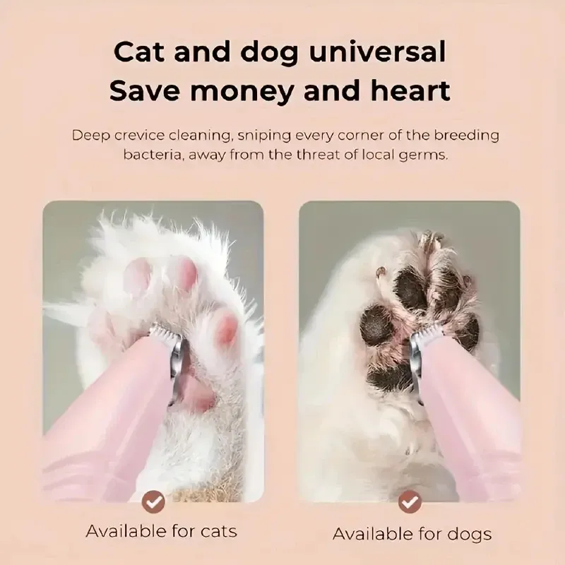 Tondeuse électrique pour animaux, vue de côté