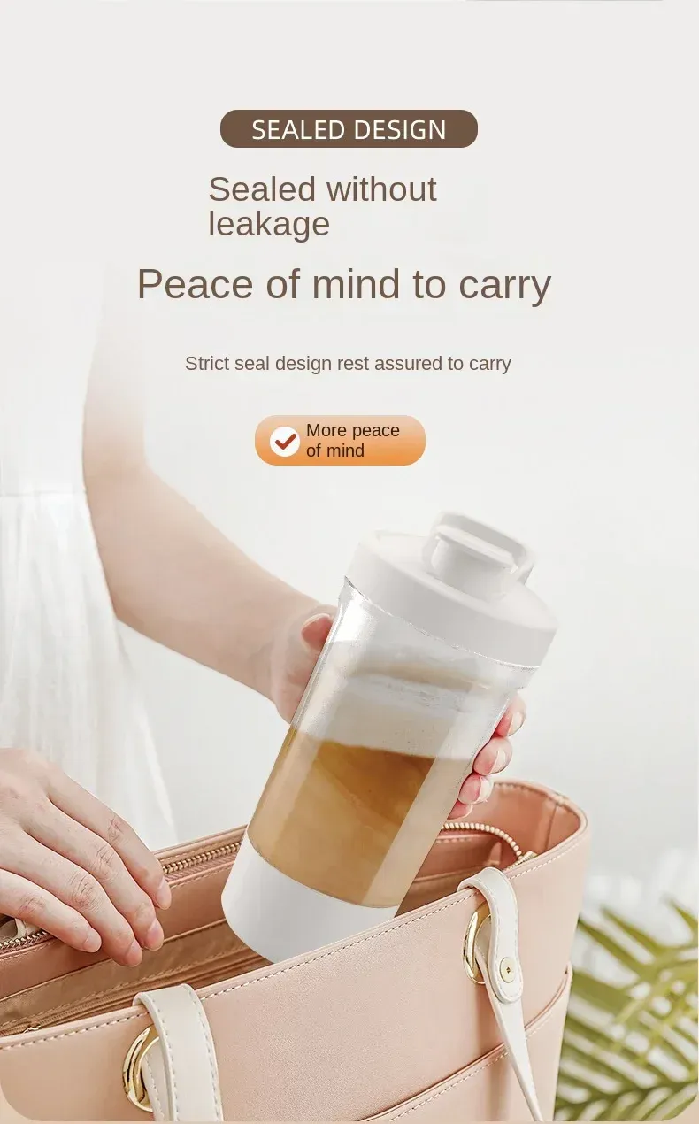 Shaker électrique portable, vue détaillée