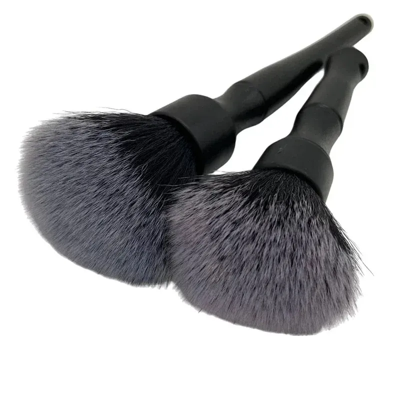 Kit de brosses de détailing pour voiture en fibre douce, avec outils de dépoussiérage électrostatique pour l'intérieur 2