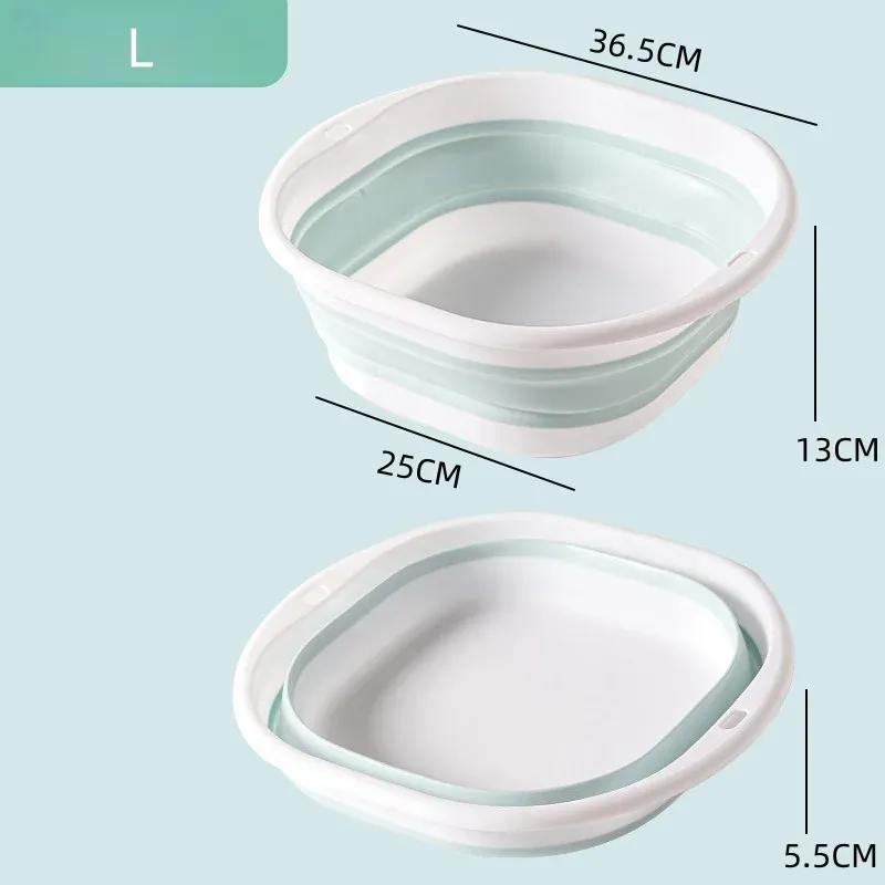 Lavabo pliant portable en silicone pour camping et dortoir 9