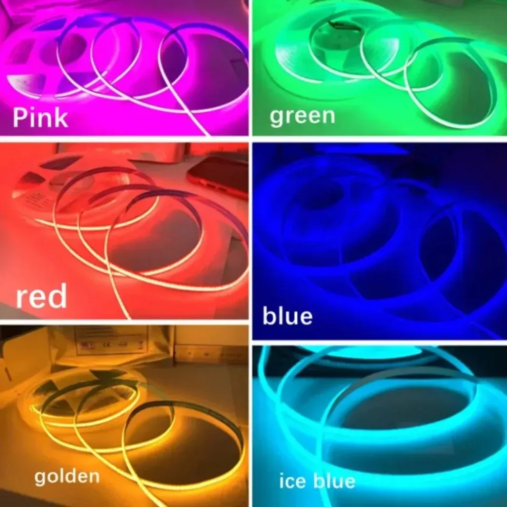 Bande LED COB 8 mm USB avec détecteur de mouvement, 3 modes d'éclairage et intensité variable 2