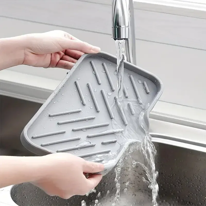 Plateau d'évier en silicone, mise en valeur