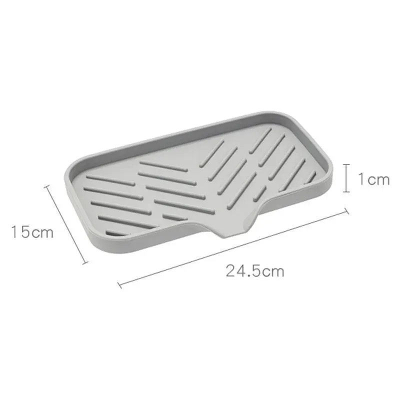Plateau d'évier en silicone, finitions