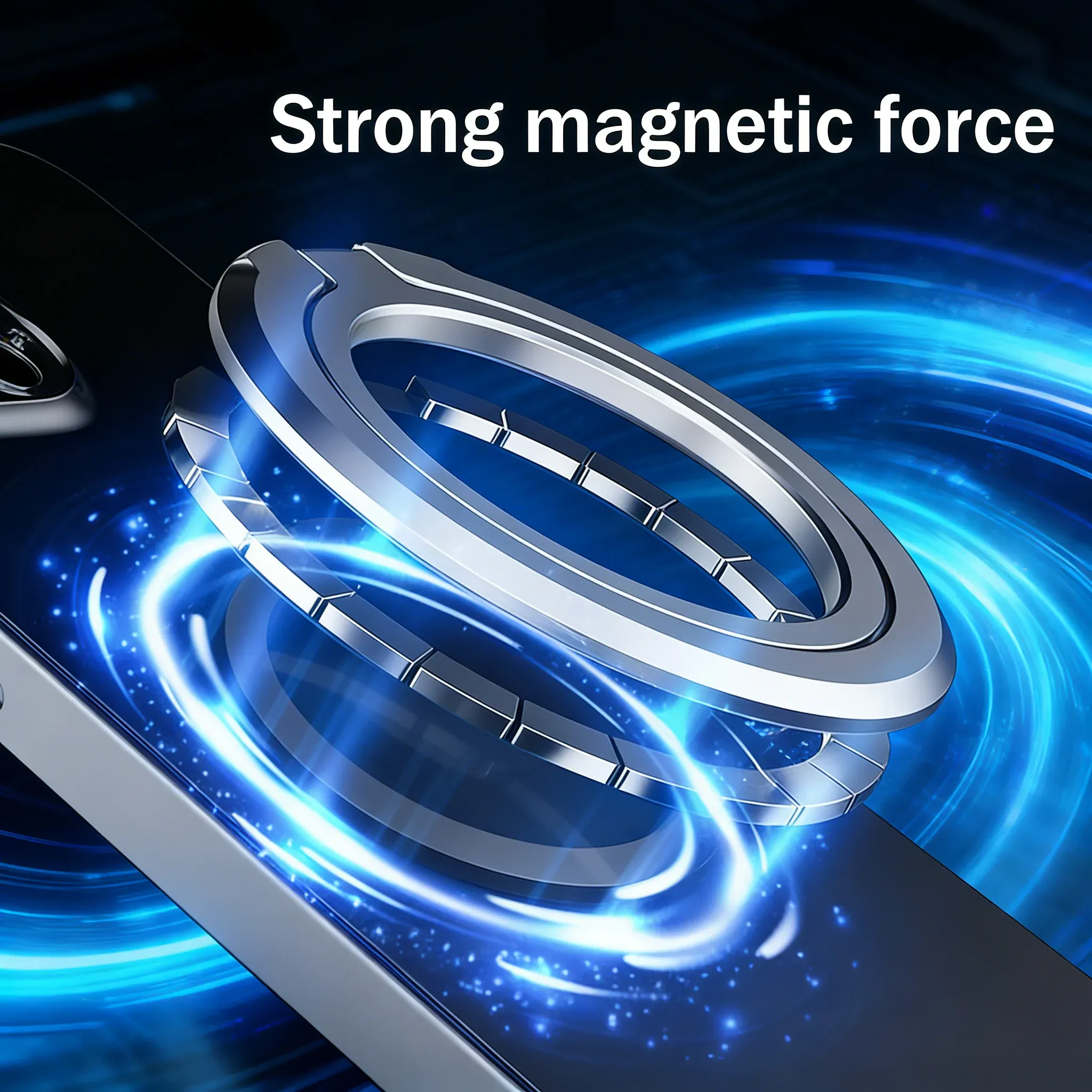 Support magnétique amovible pour smartphone compatible MagSafe, iPhone, Samsung et Xiaomi 3