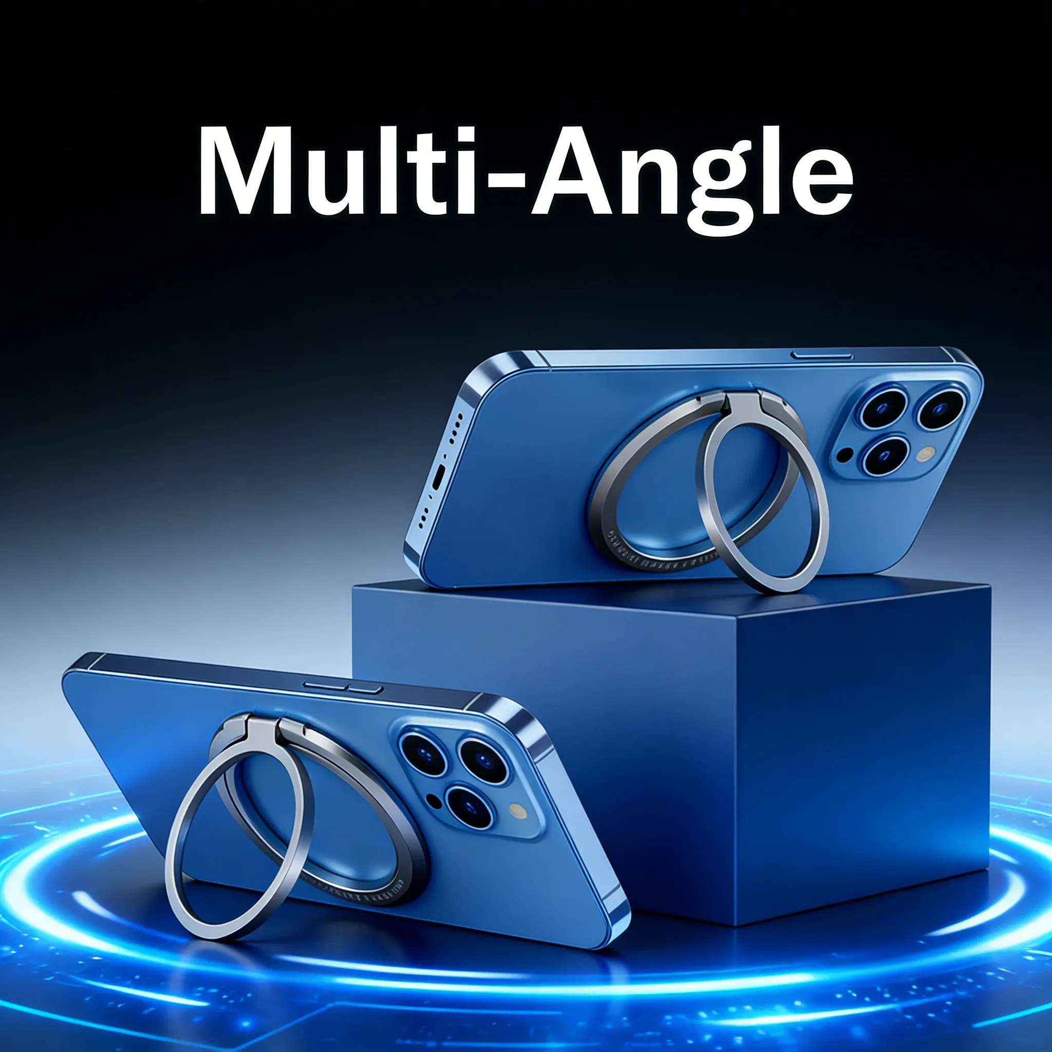 Support magnétique amovible pour smartphone compatible MagSafe, iPhone, Samsung et Xiaomi 2