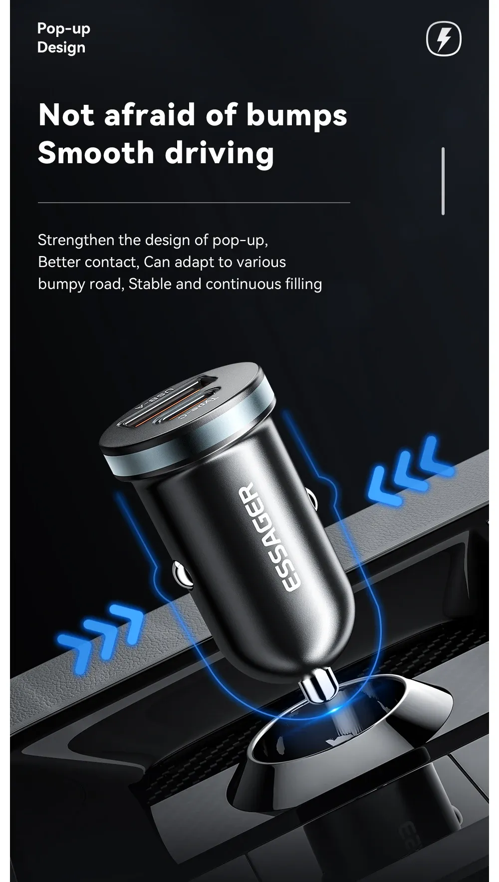 Chargeur Essager pour voiture