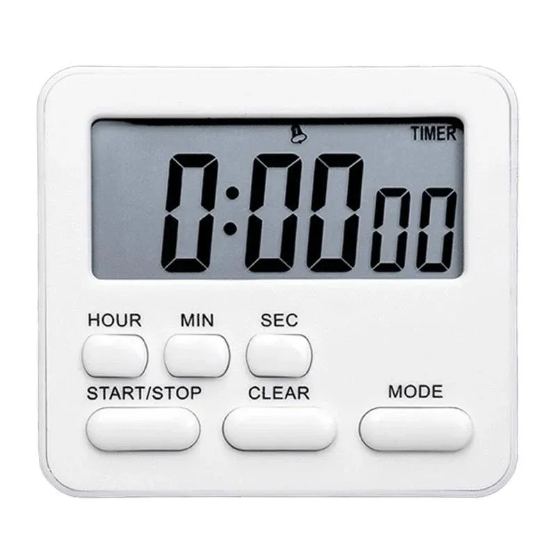 Minuteur de cuisine numérique avec alarme, chronomètre et compte à rebours 4