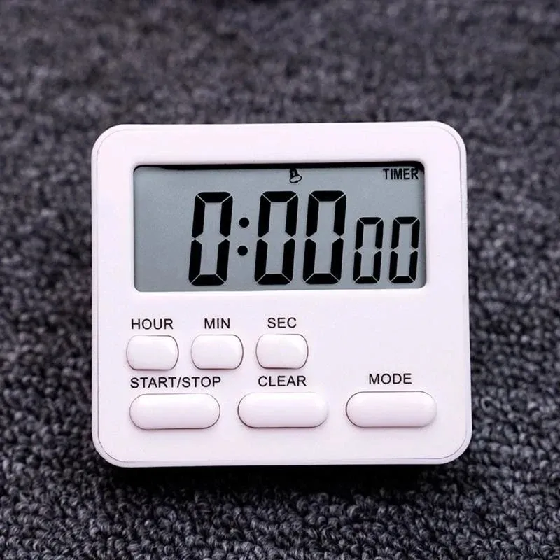 Minuteur de cuisine numérique avec alarme, chronomètre et compte à rebours 5
